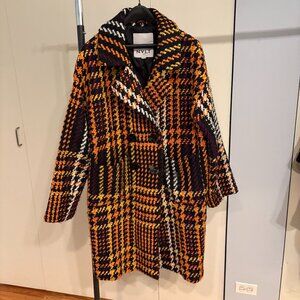 NVLT Multi-Color Millie Plaid Coat, Size L